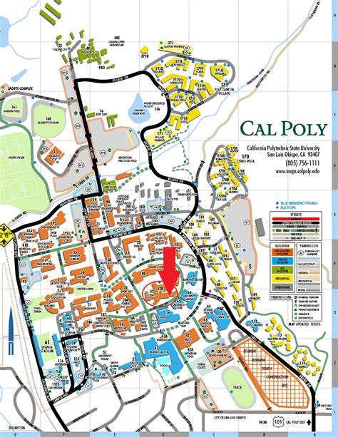 MAP Map of Cal Poly Pomona